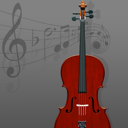 Luis Ramirez Cello Photoshop Design