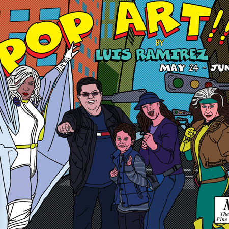 Luis Ramirez Pop Art Postcard