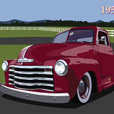 Luis Ramirez Truck Illustration